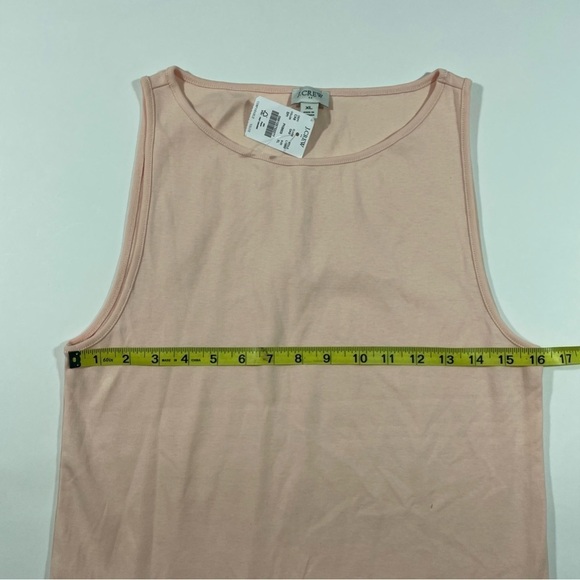 New J Crew Open Neck Cami Tank Top Soft Pink XL Cotton - Picture 7 of 7